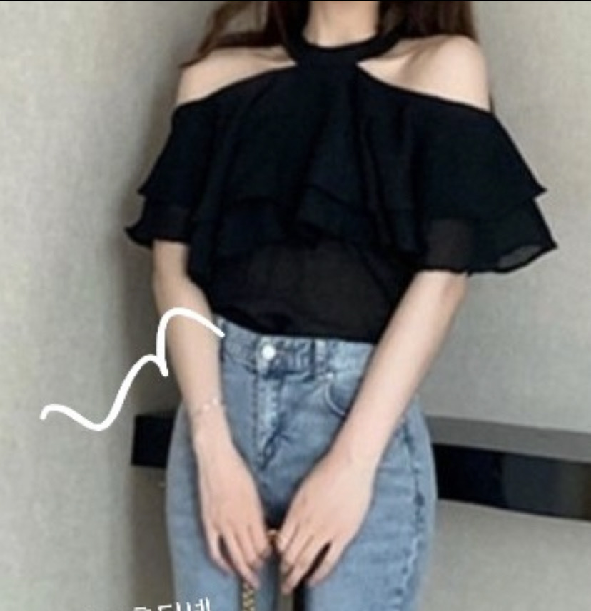 [ 홀터 블라우스 ] 새상품