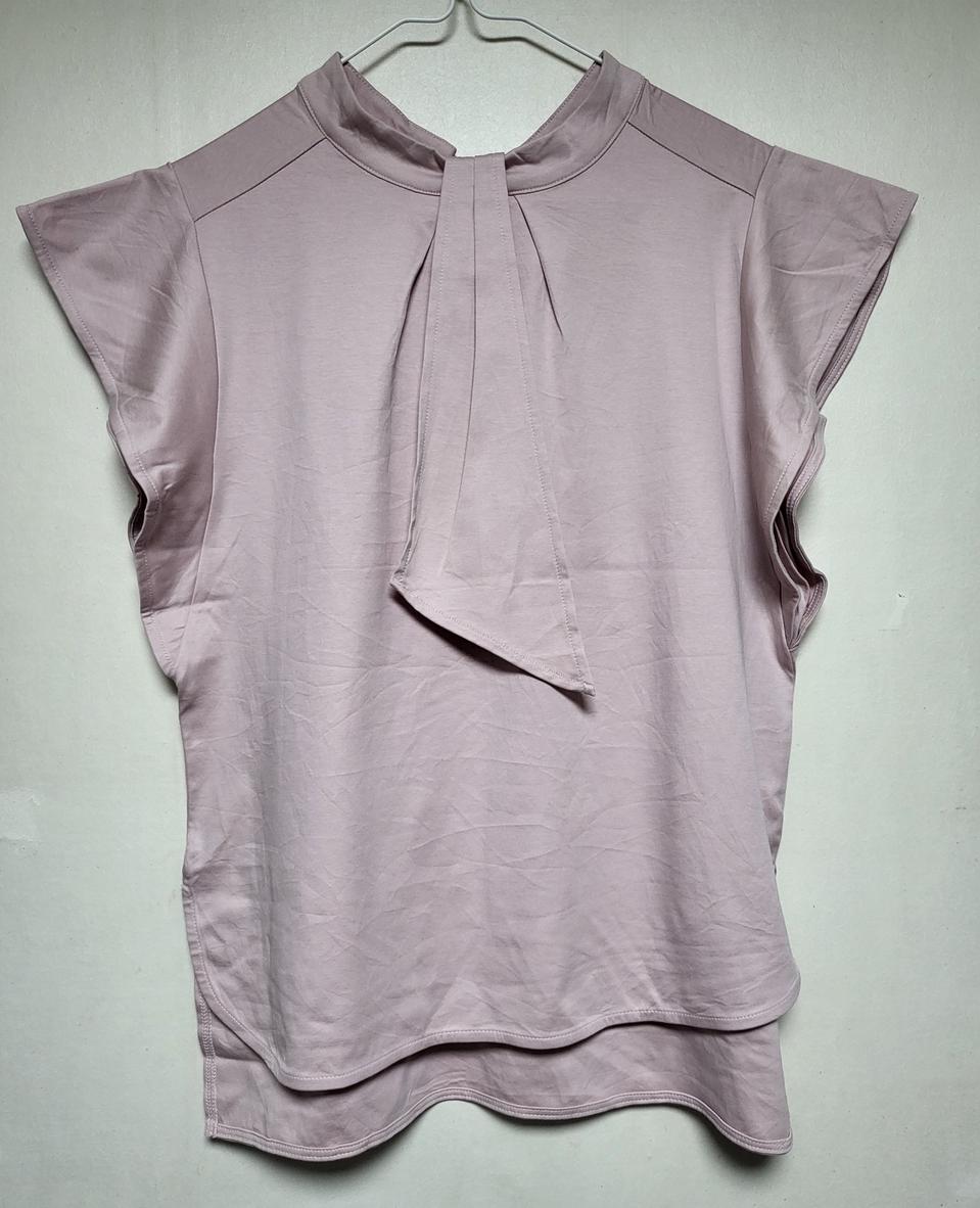 신축성 있는 인디 핑크블라우스