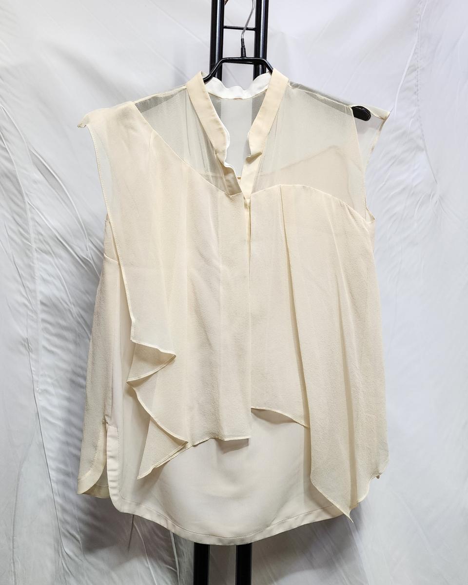 마인 실크 블라우스