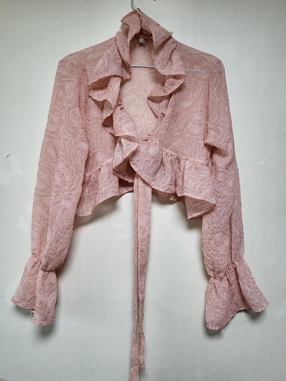 프릴 볼레로 스타일가디건