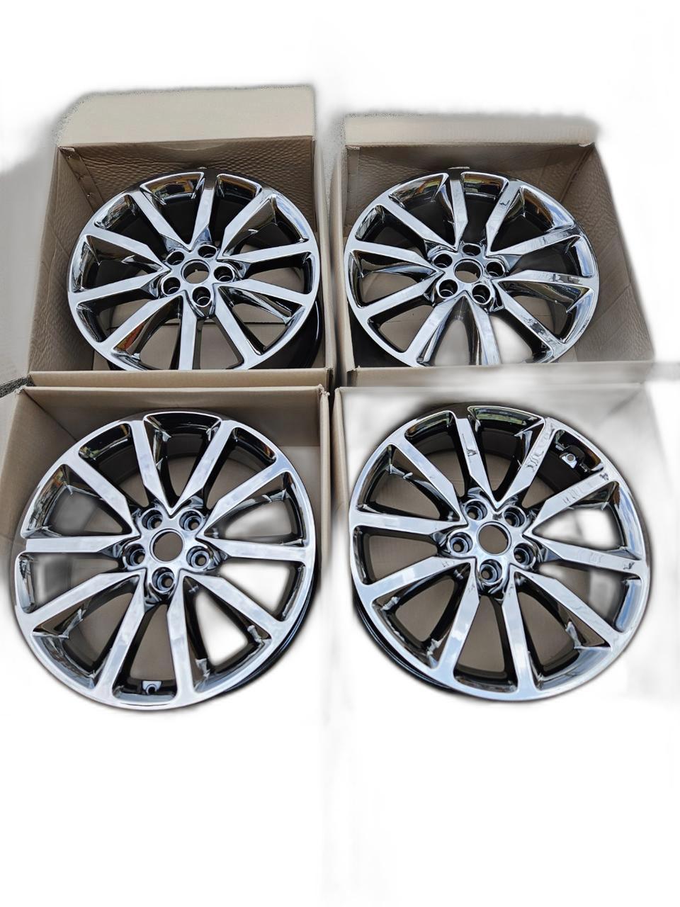 기아 올뉴쏘렌토 19인치 순정휠 크롬