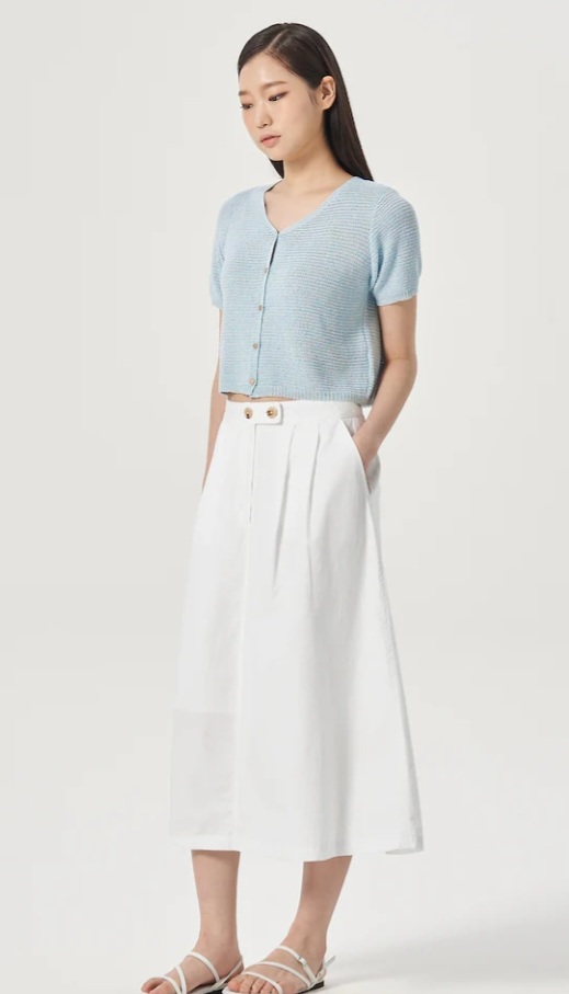 에잇세컨즈 화이트스커트