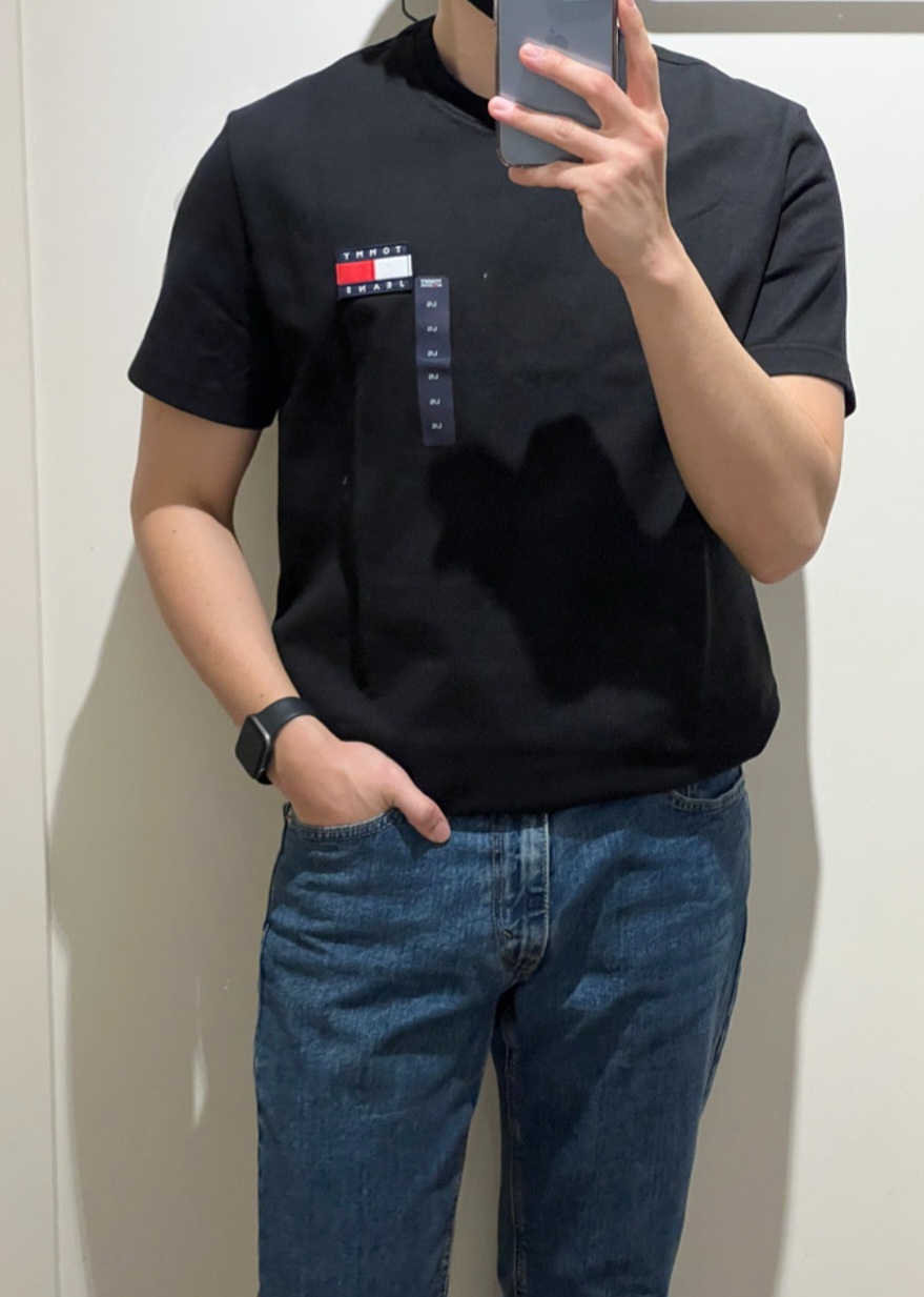 타미힐피거 반팔티 xl 새상품