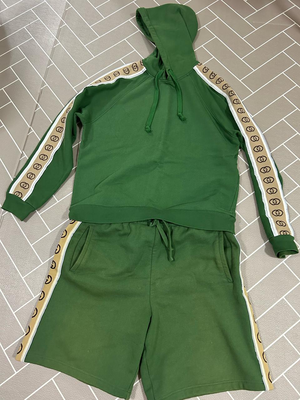 구찌인터로깅 후드 반바지