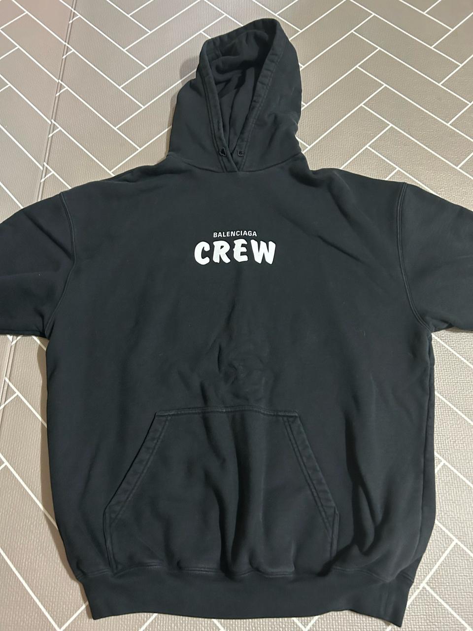발렌시아가 crew후드