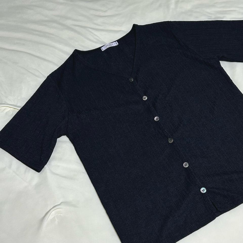 (새상품)여름 가디건 블랙