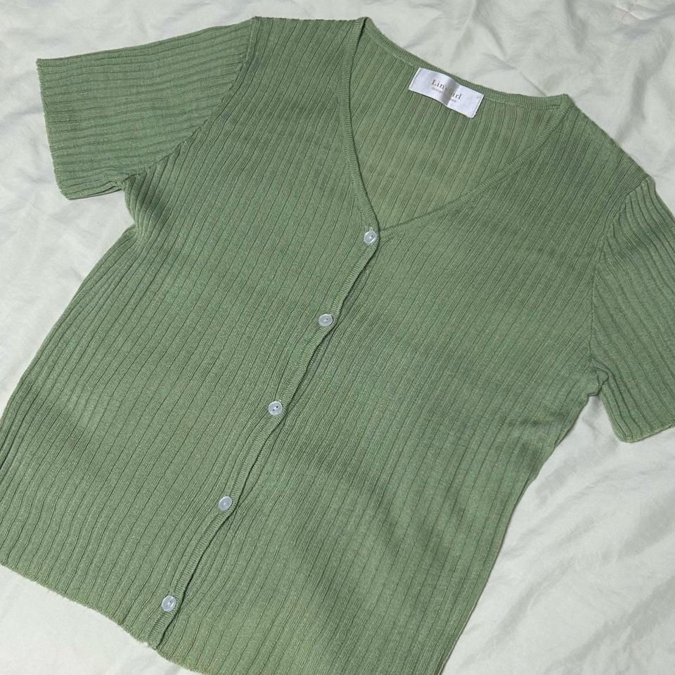 (새상품)여름 반팔 가디건 그린 FREE