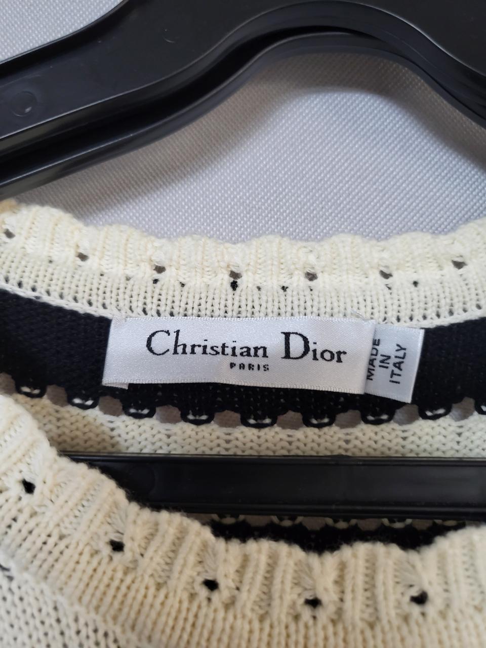 크리스찬디올 반팔 니트 원피스