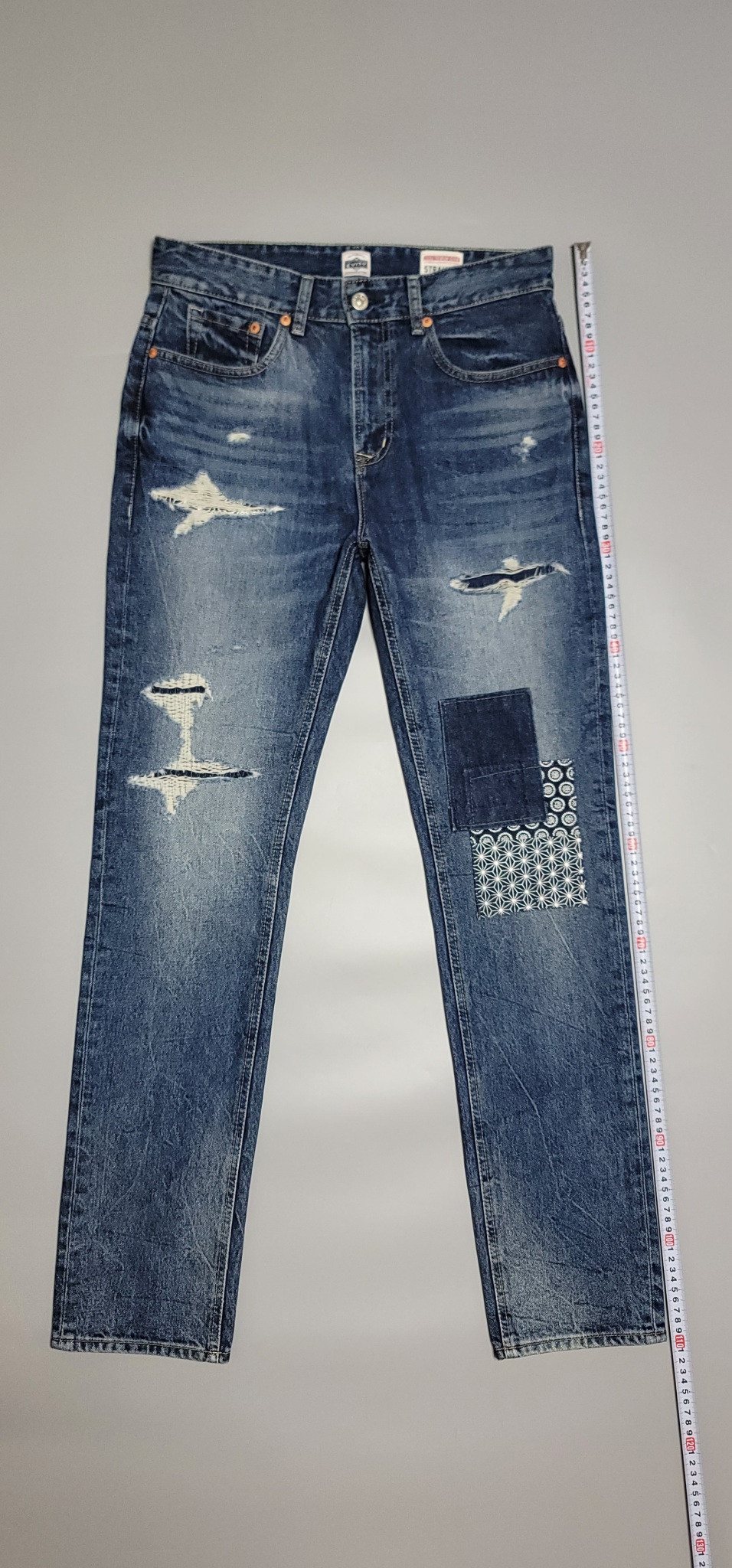 EVISU ART 패치워크진 (W30) 에비수 데님