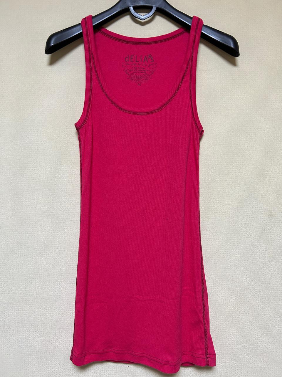 Delias 델리아스 민소매 골지 나시