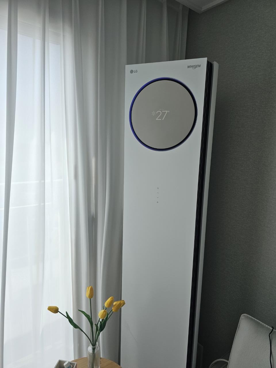 lg휘센 타워 에어컨 18평형 화이트