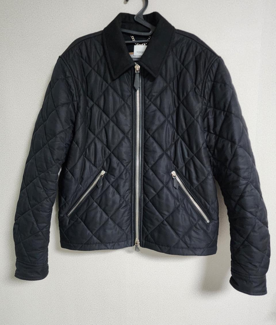 정품 남성 버버리 우드포드 퀼팅 자켓