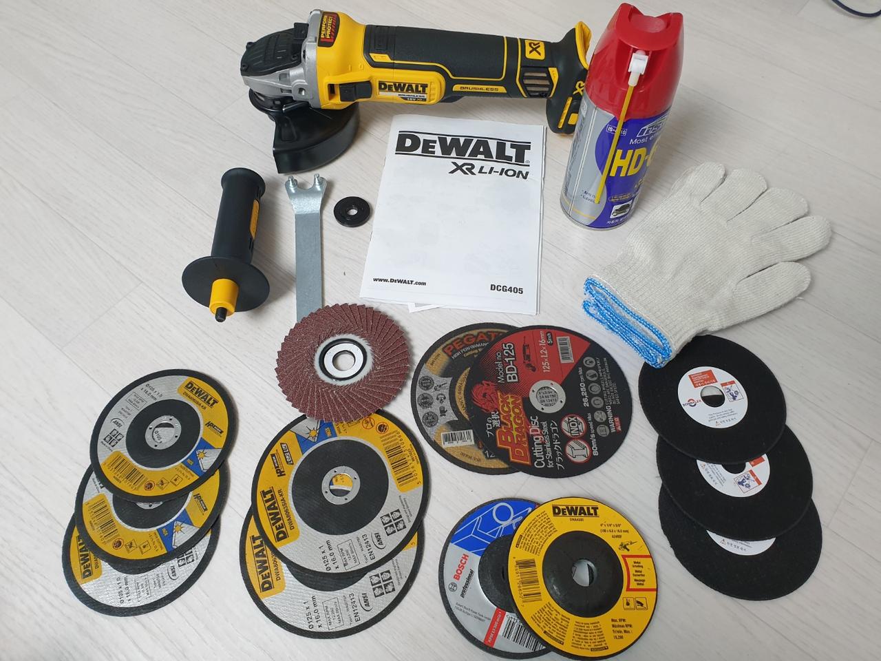 정품 디월트 18v 충전 그라인더 dcg405 미사용새제품
