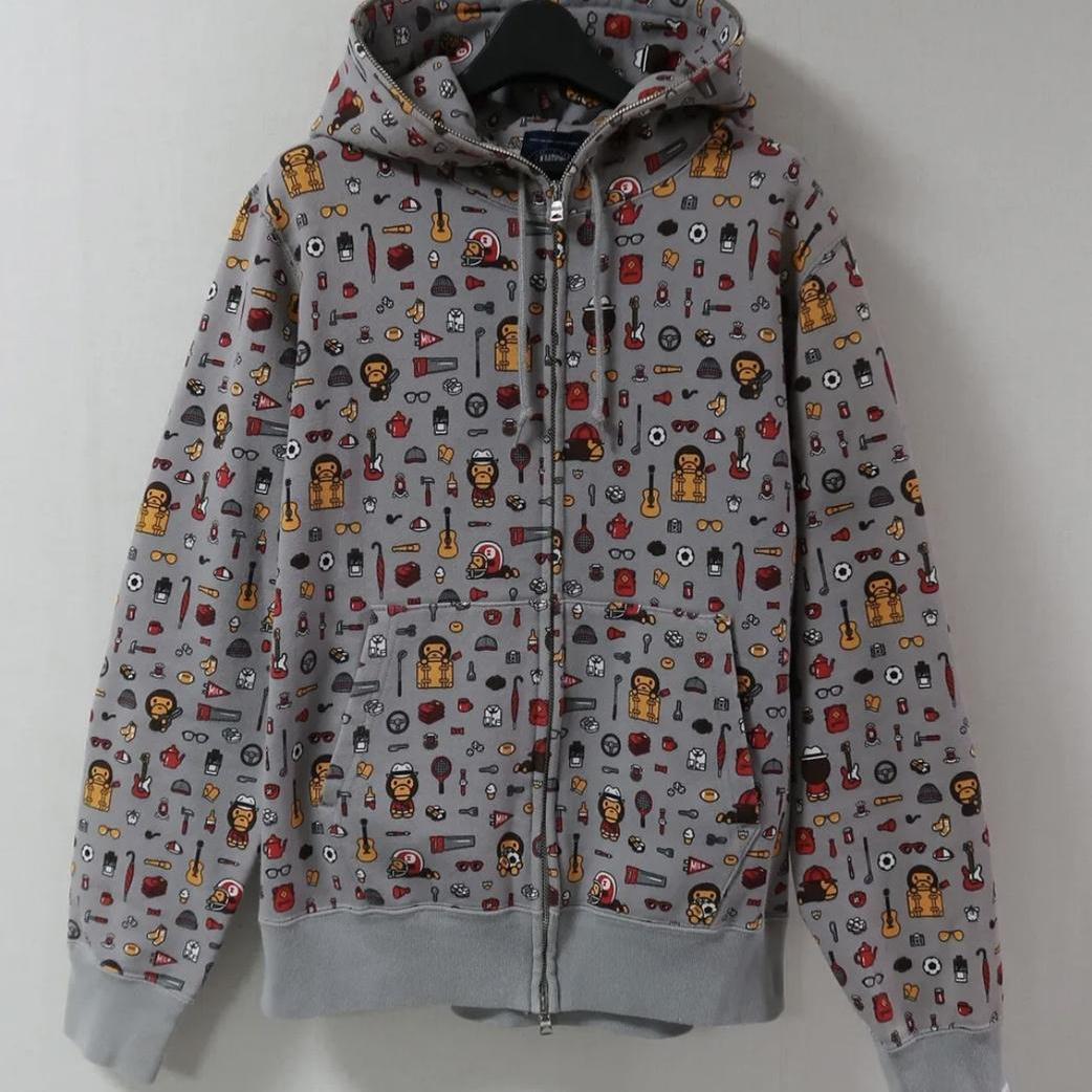 베이프 마일로 후드 풀집업