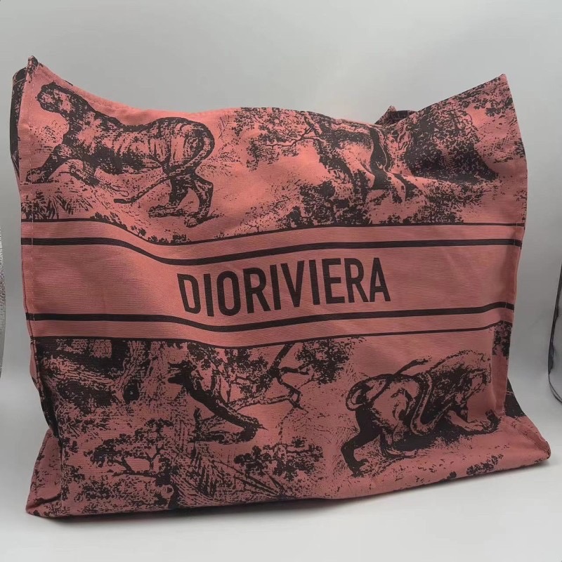 디올 리비에에라에코백 핑크 한정판 정품 새상품