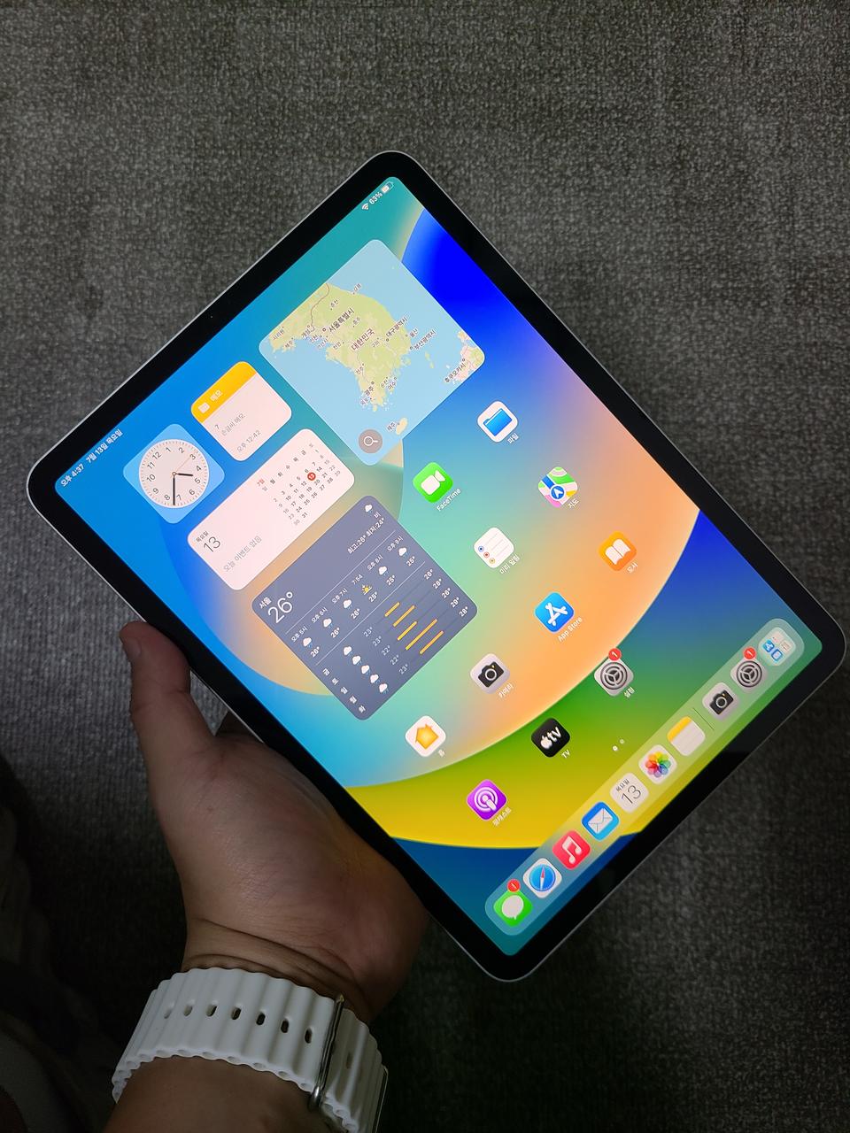 아이패드 프로5세대(3세대) 256G 실버 M1상태AAA 91% 84만원