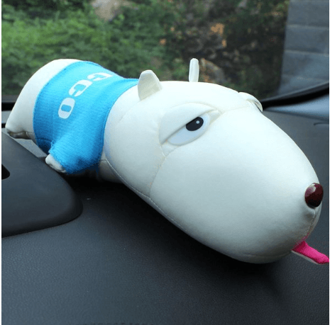새 파랑색 차량용 강아지 제습 인형 활성탄 탈취 공기 청정 건강 완구