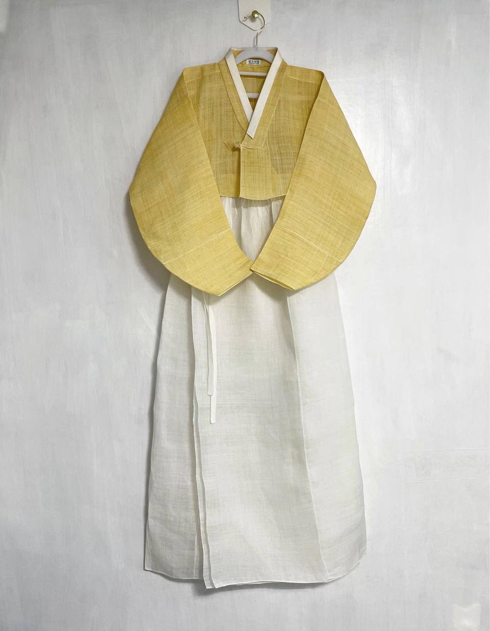 (맞춤)모시 한복 세트(인견 속치마, 인견 속바지 포함)