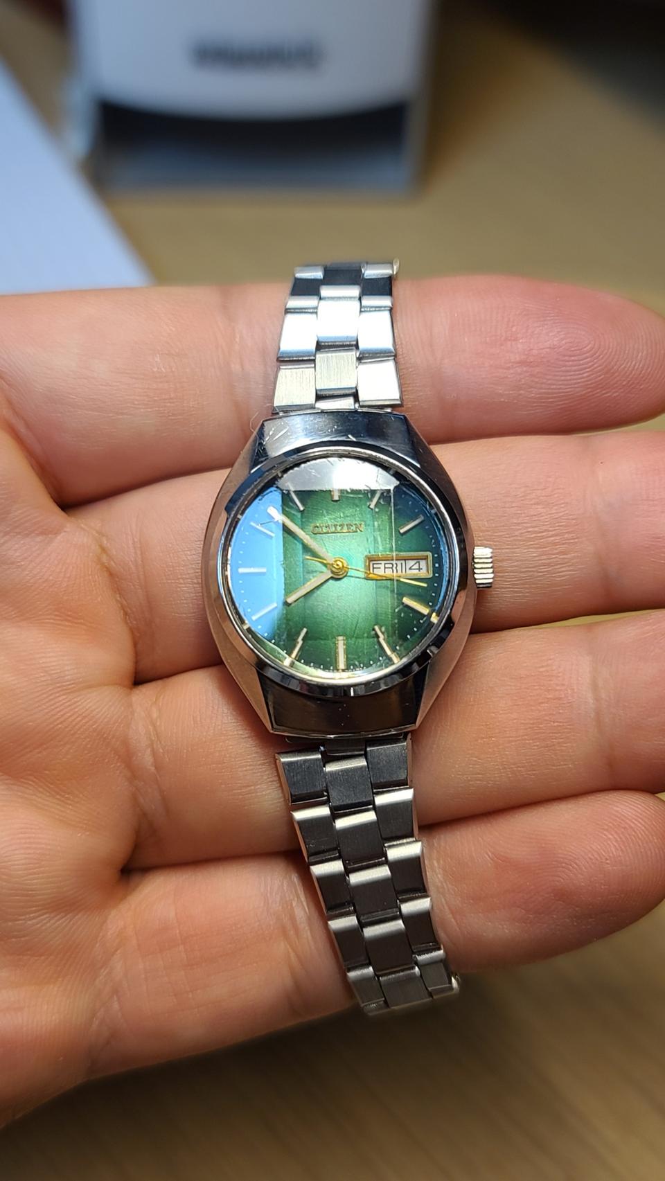 올드 빈티지 시티즌 기계식 오토메틱 여성용 시계