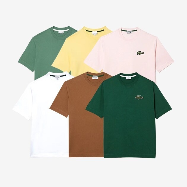 정품 라코스테 빅크록 오가닉 티셔츠