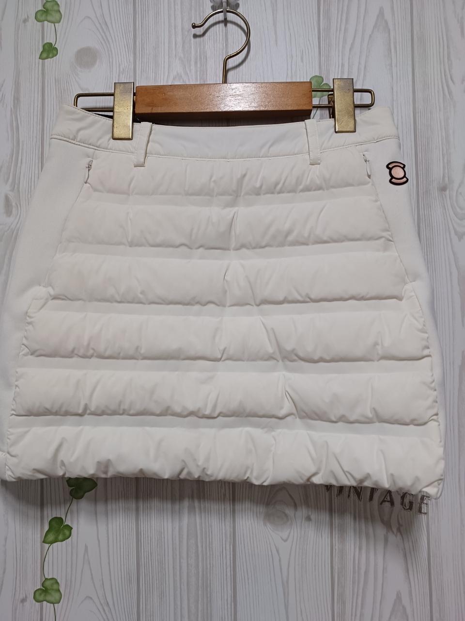 와이드앵글 골프 구스다운 거위털 경랑 스윙 스커트 치마