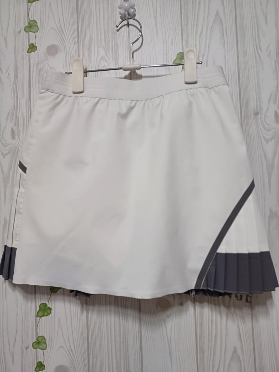 와이드앵글 골프 여성 밴딩 주름 스윙 스커트 치마