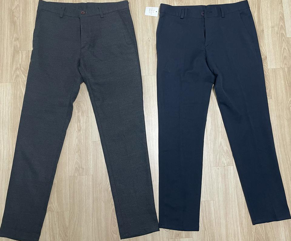 네이비&그레이 슬랙스(2개 묶음 가격)