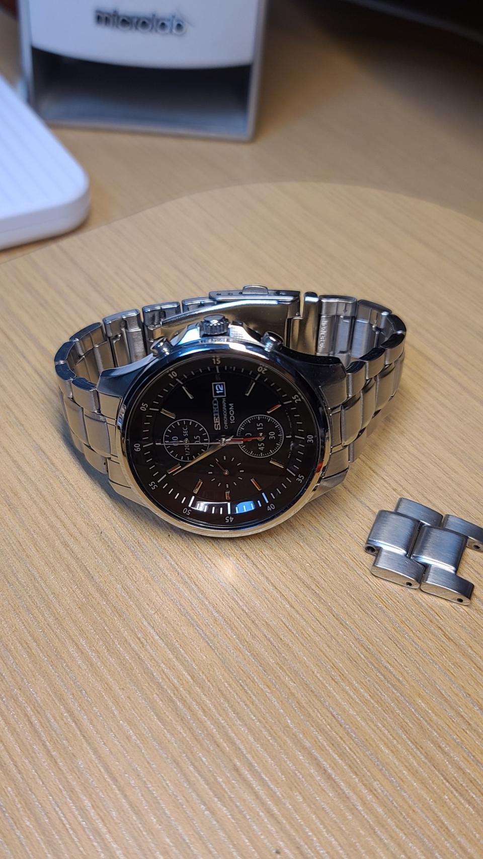 세이코 클라식 크라노그라프 시계