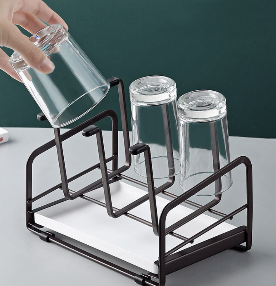 철재 컵 건조 거치대 (컵포함)