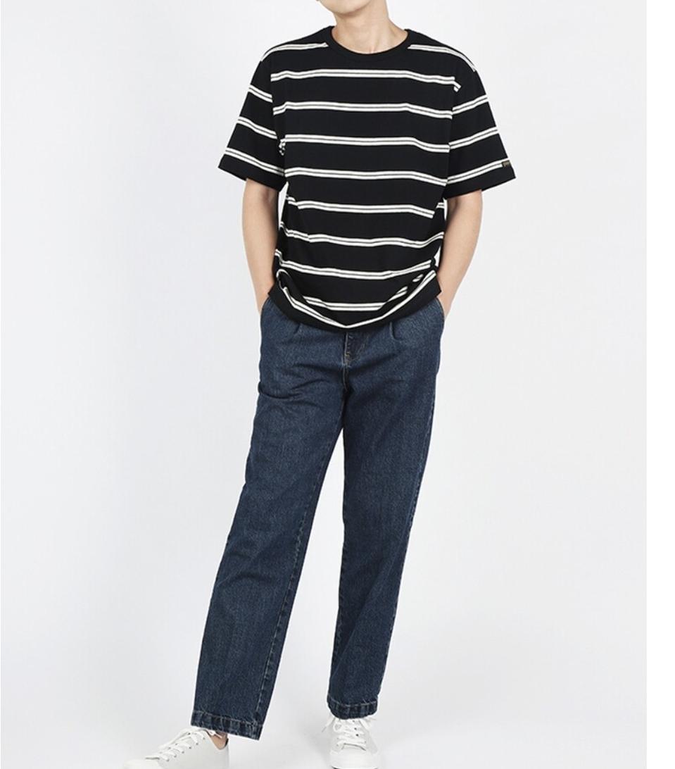 스파오 원턱세미와이드데님 30