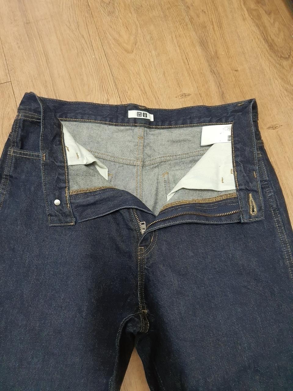 유니클로U 생지일자핏데님31