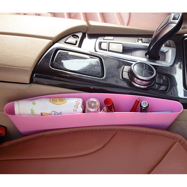 새 핑크색 운전석 틈새 크랙 커버 음료수 홀더 빈틈 정리 사이드 포켓  