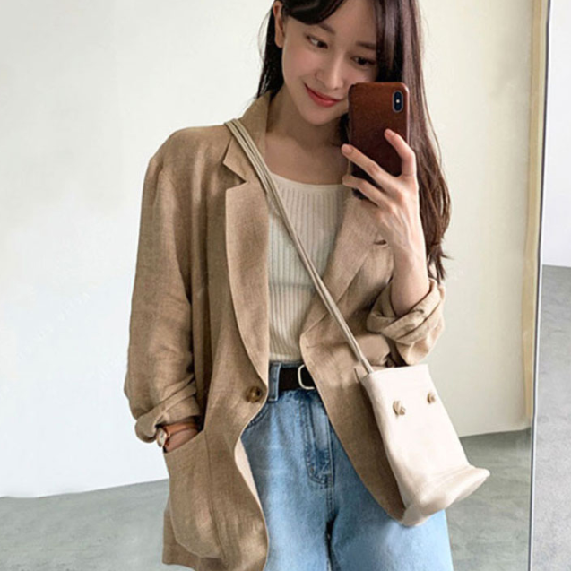 여성 간절기 데일리 기본 자켓