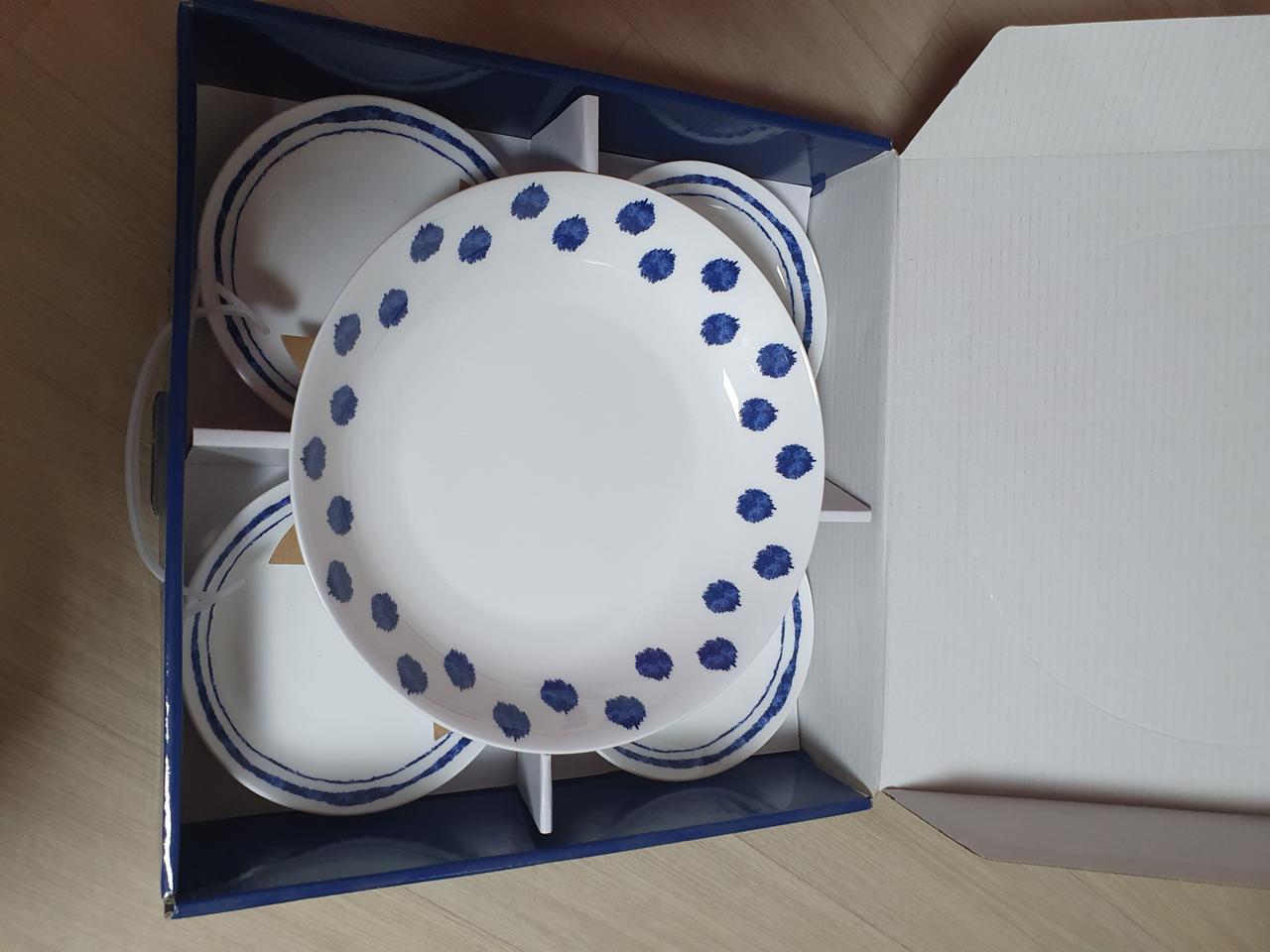 단종/퀸즈1795  셀러드 접시 5p/새상품