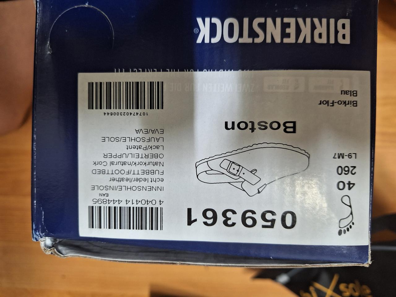 버켄스탁 보스턴 브라운 샌들