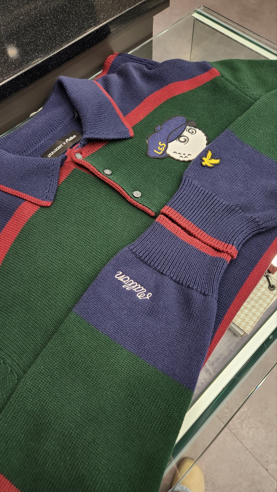 한정판 말본 X 라일앤스콧 골프옷 상의 럭비 스웨터 니트 골프웨어