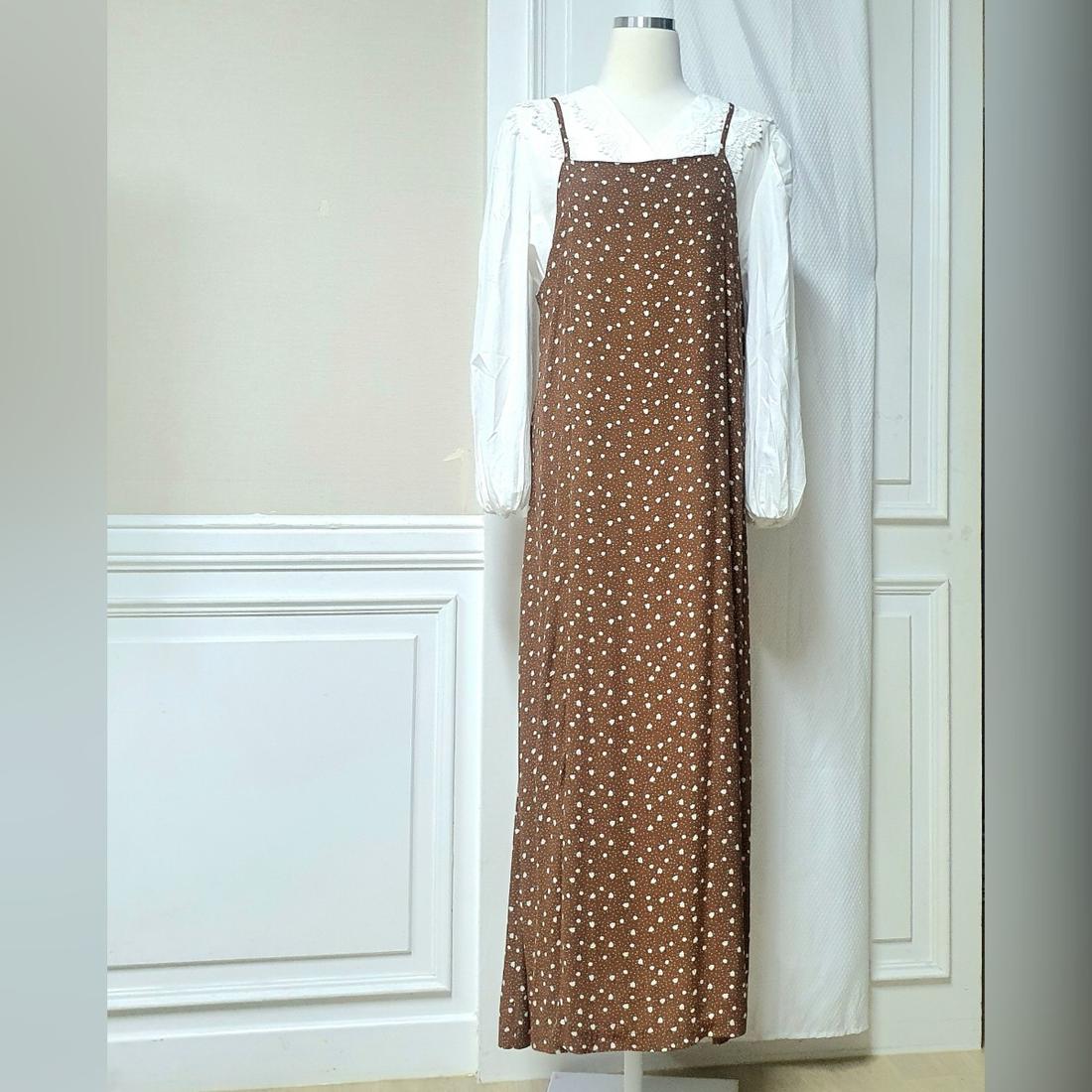 새상품 뷔스티에 끈 롱원피스