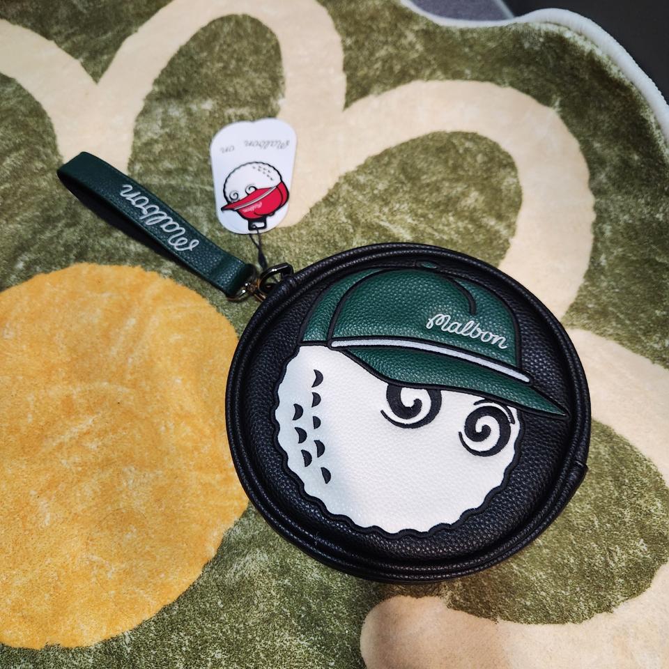 말본 골프 스트랩 파우치 핸드백 클러치백  블랙