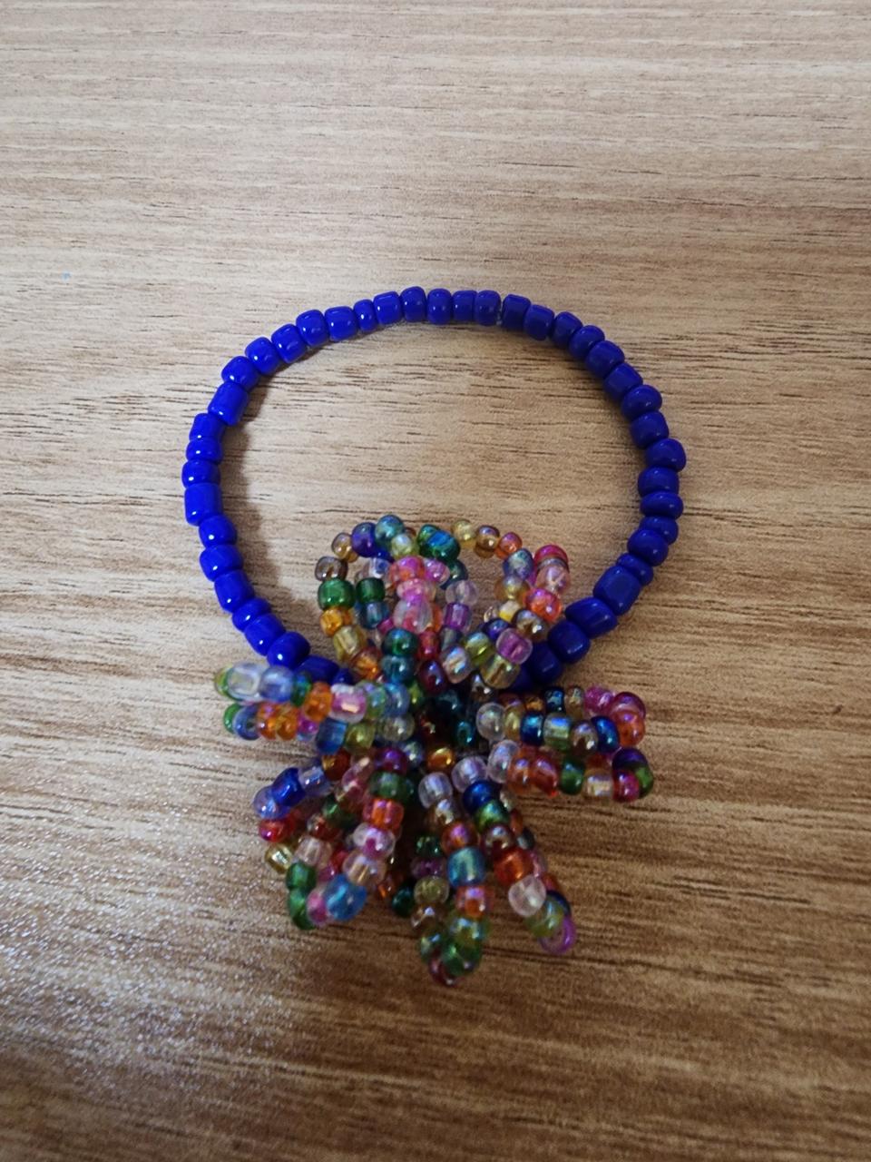 빅 플라워 비즈 팔찌