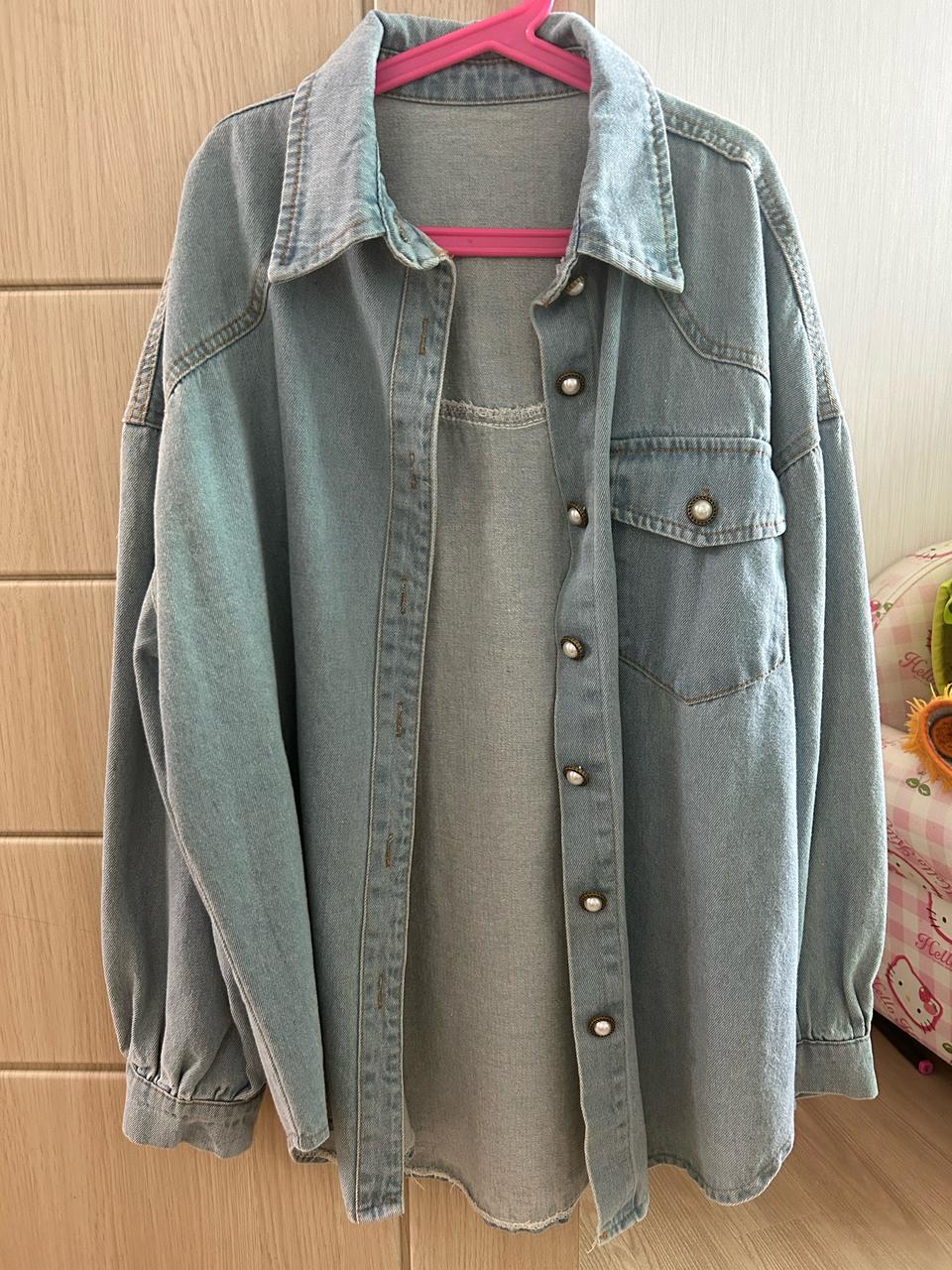 연청 자켓 가디건 블라우스