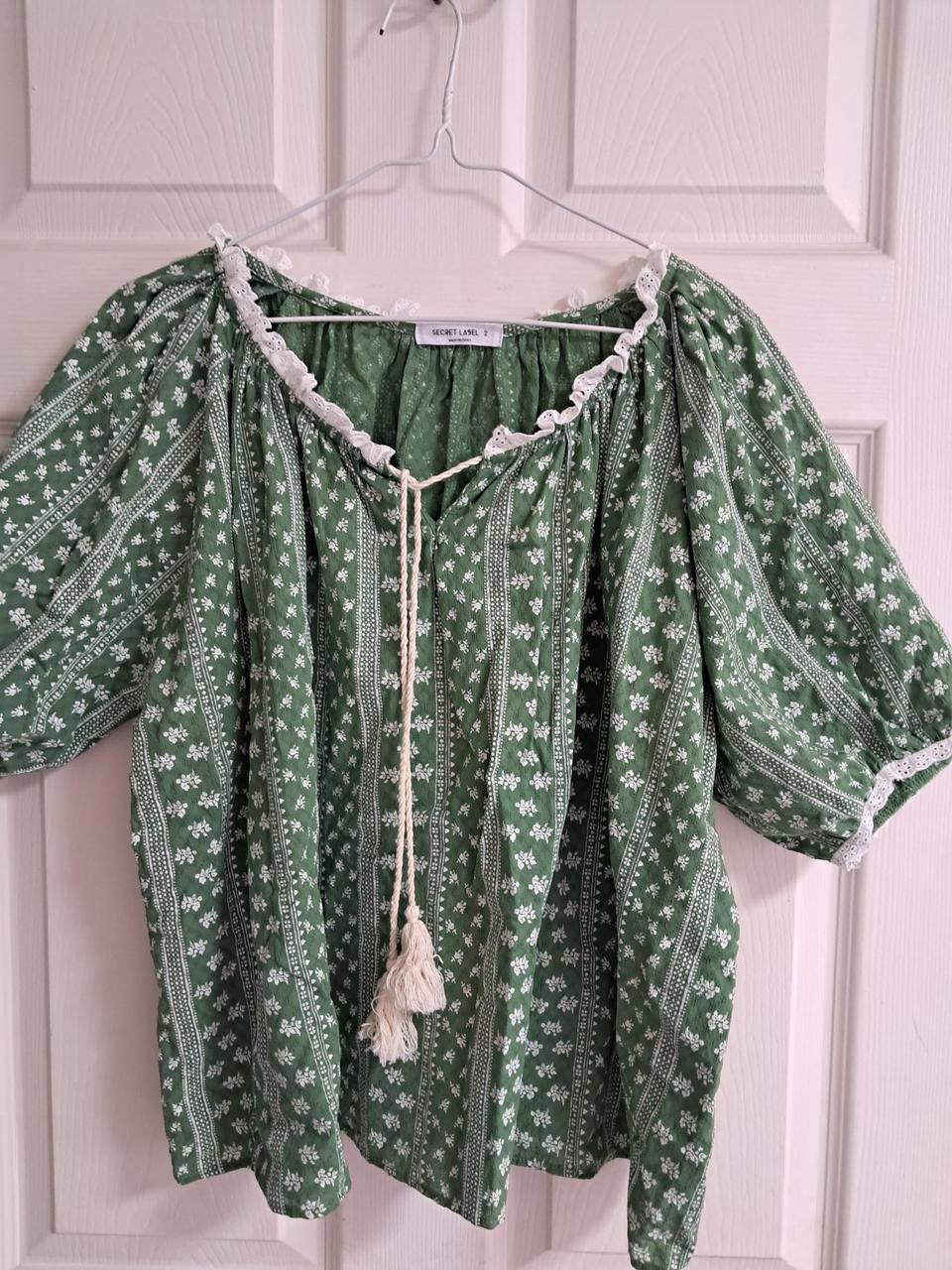 테슬   린넨   블라우스