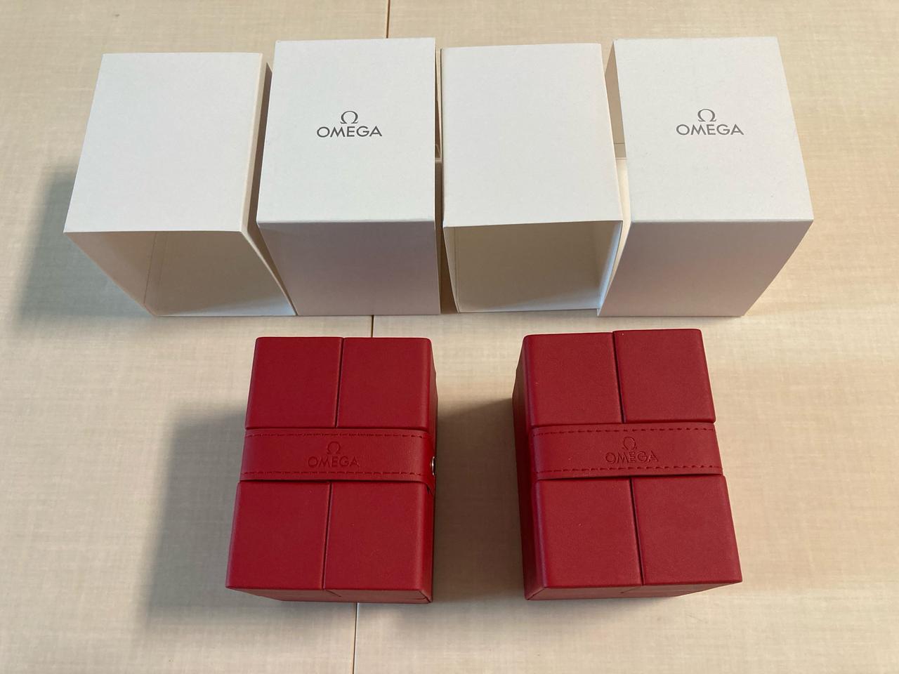 (택포) 미사용 새것 오메가 시계 파우치 가죽 보관함