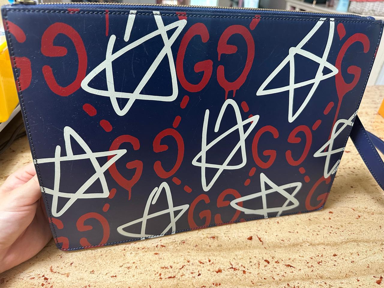 한정판 구찌 마몬트 고스트 크로스백 클러치백