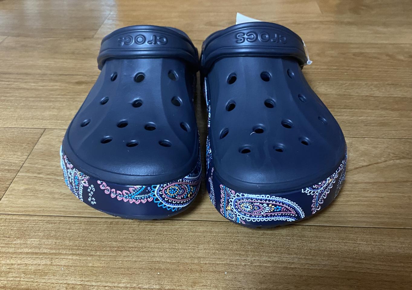 크록스 crocs 크록스 남성 여성 공용 샌들 바야밴드 반다나 블랙