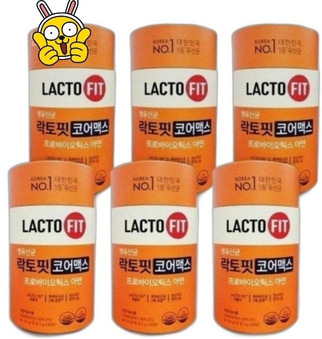 락토핏 360포 [무료배송] 종근당 6통 코어맥스 프로 바이오틱스 아연