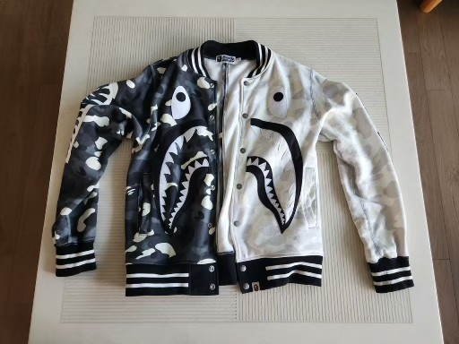 베이프 검흰 자켓