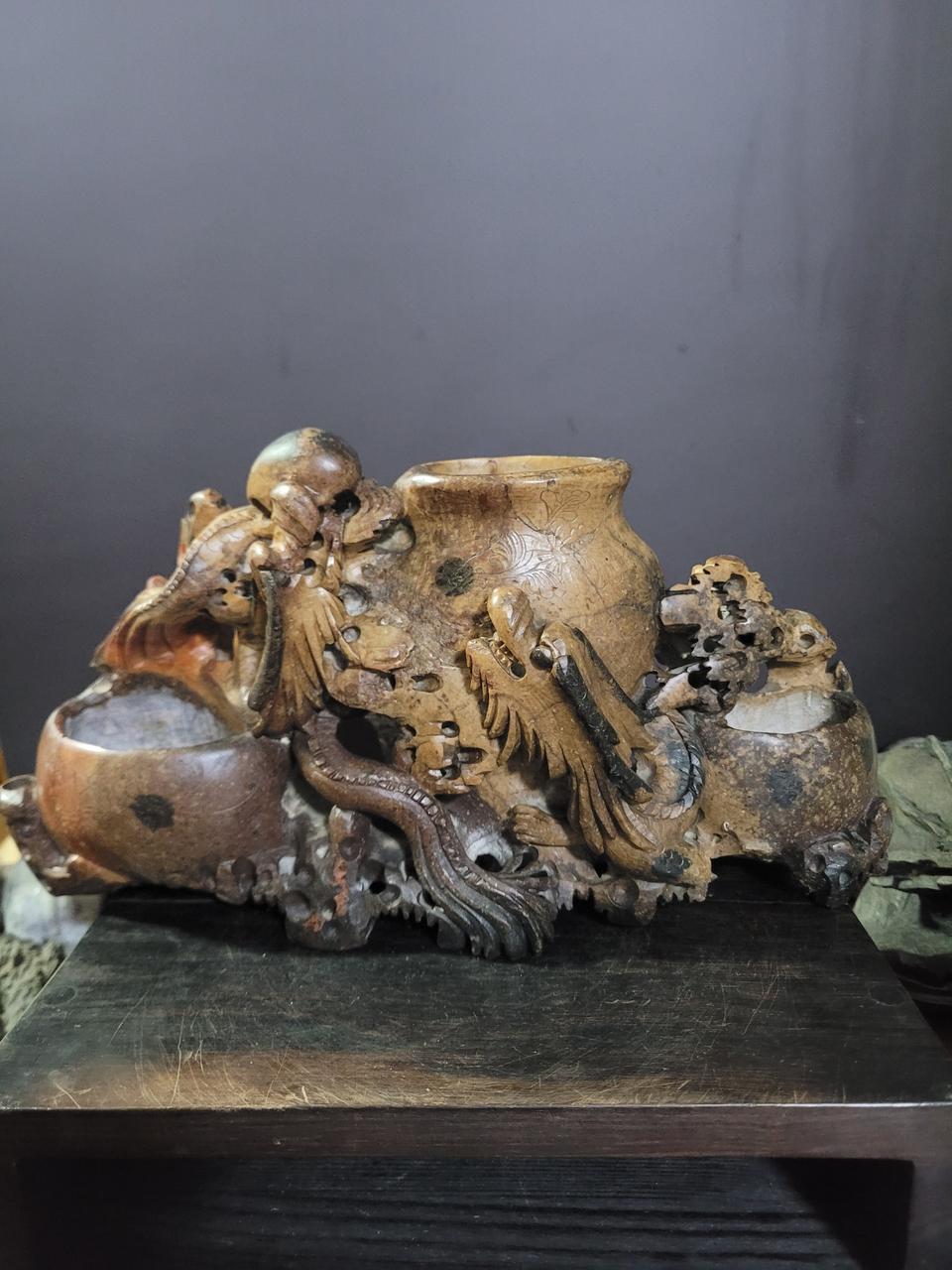 옥돌 조각 작품