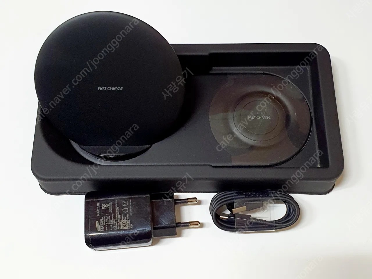 새상품>삼성 고속무선충전기 패드 듀오