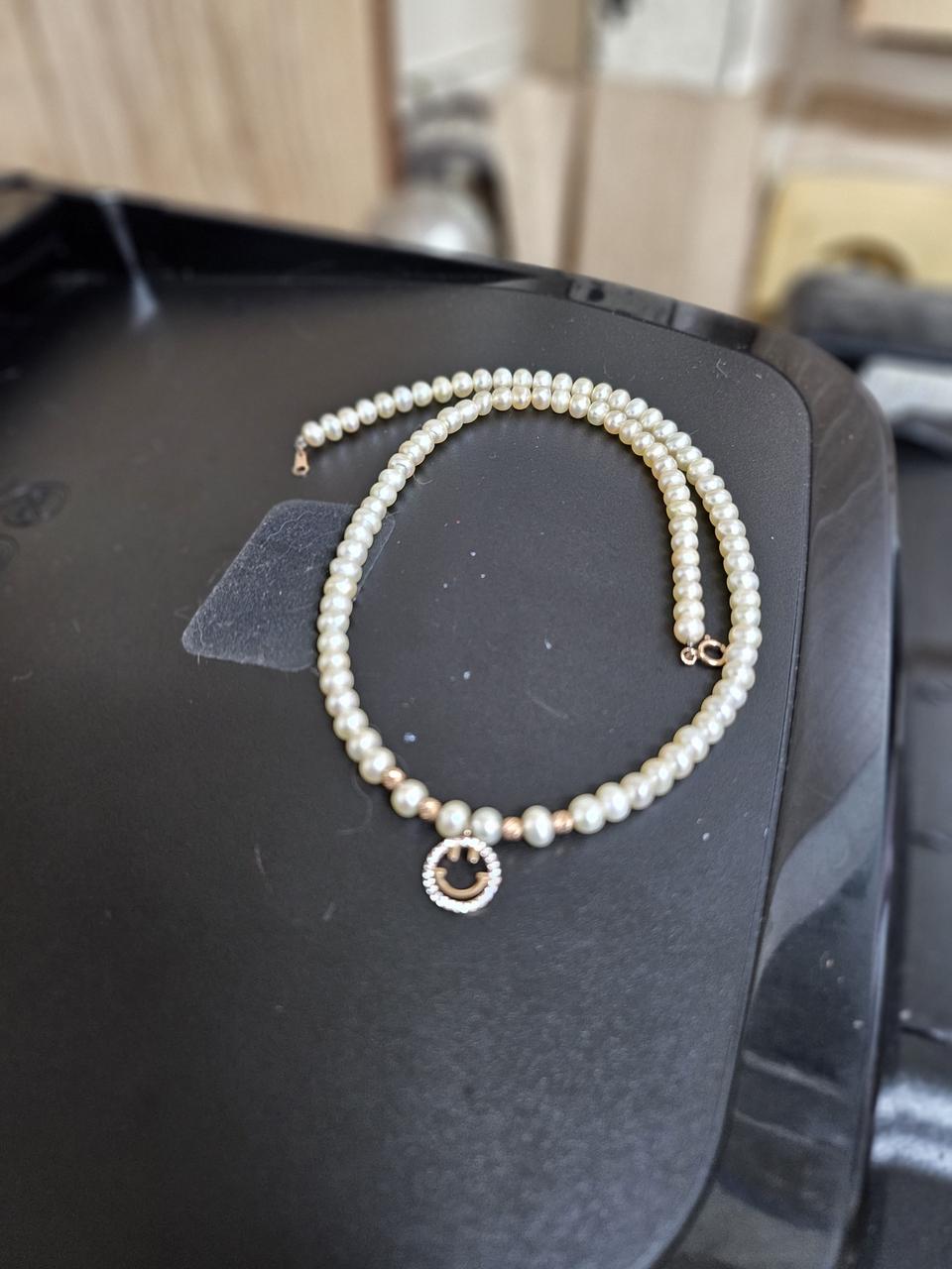 담수진주14케이목걸이