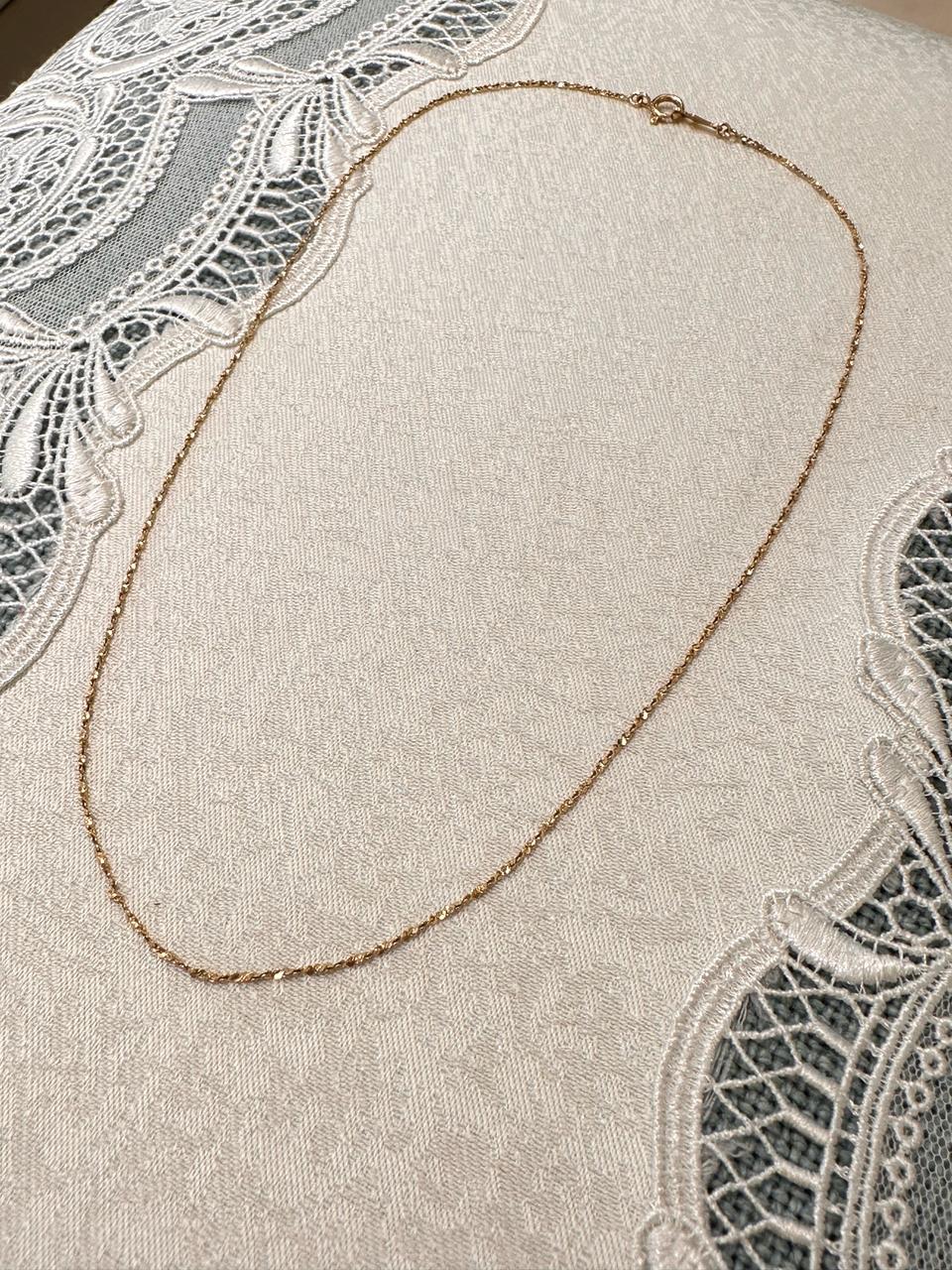 14k 엘로우 골드 목걸이